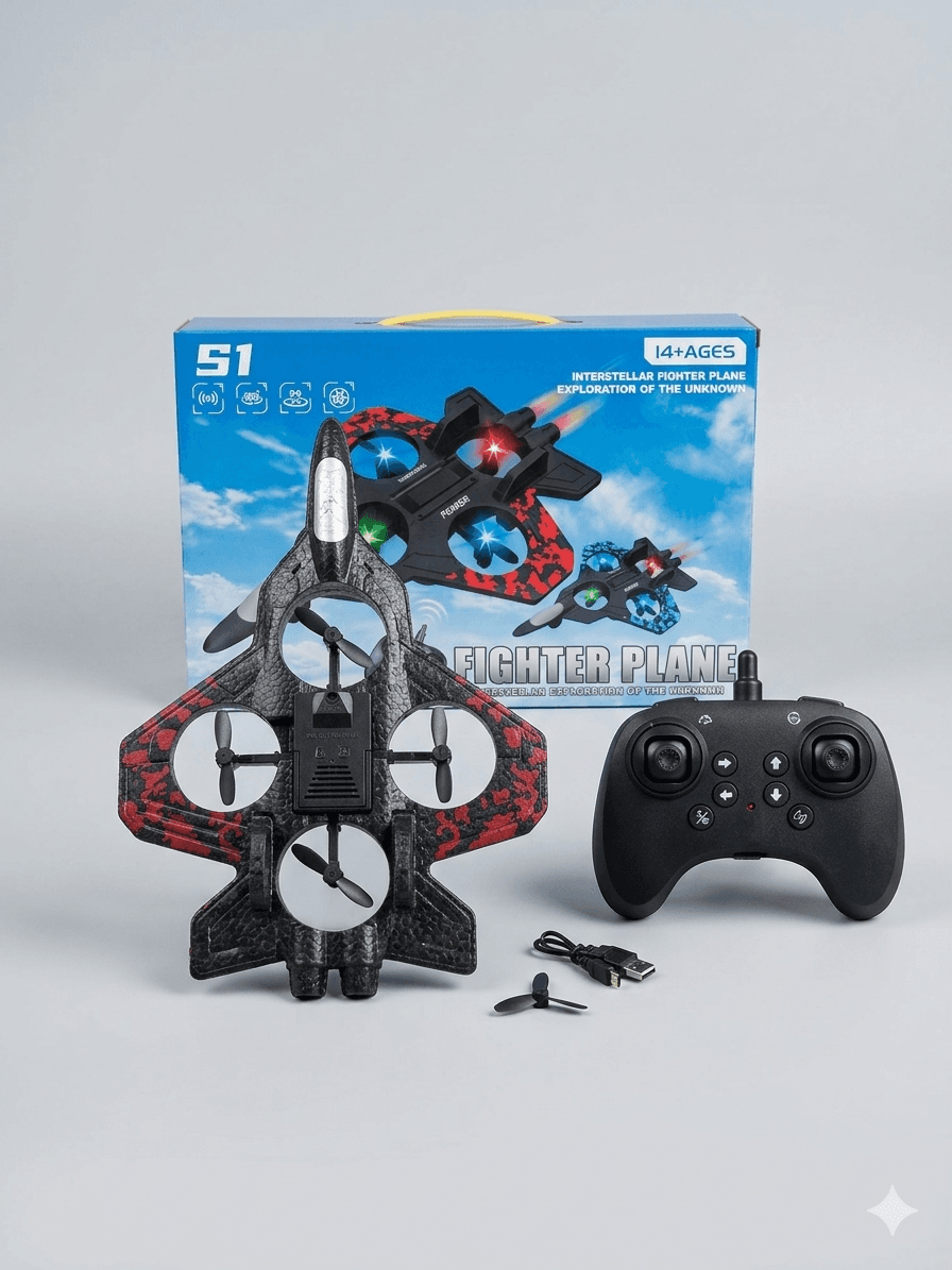 Remote Control Combat Aircraft Flying Jet – Light Weight - S2